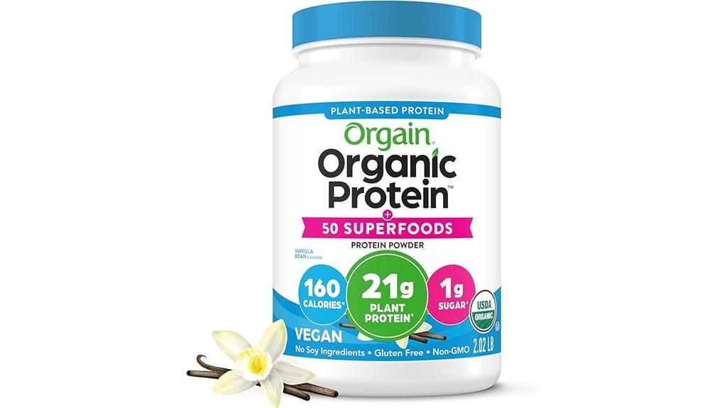 vegan vanilla protein powder