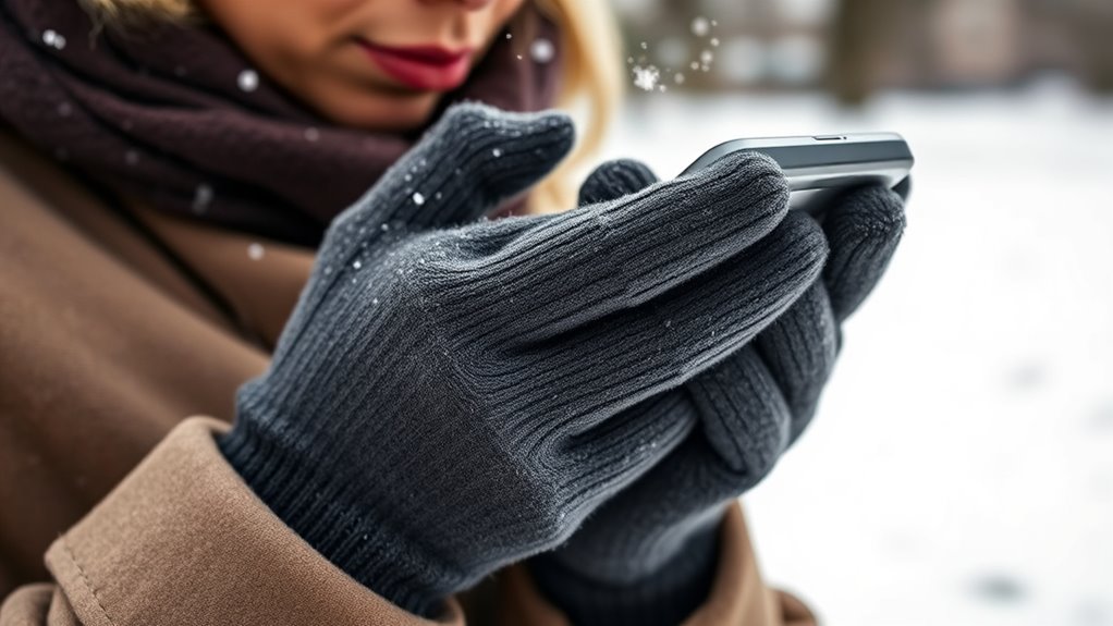 warm touchscreen glove picks