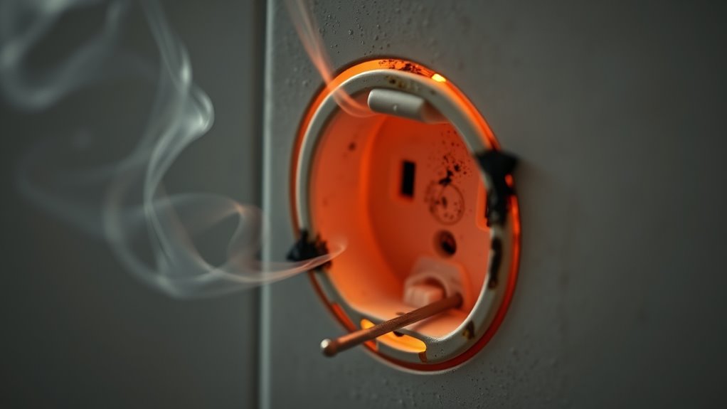 watch for burning smells