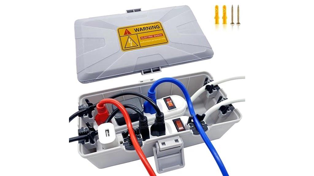 weatherproof outdoor electrical enclosure