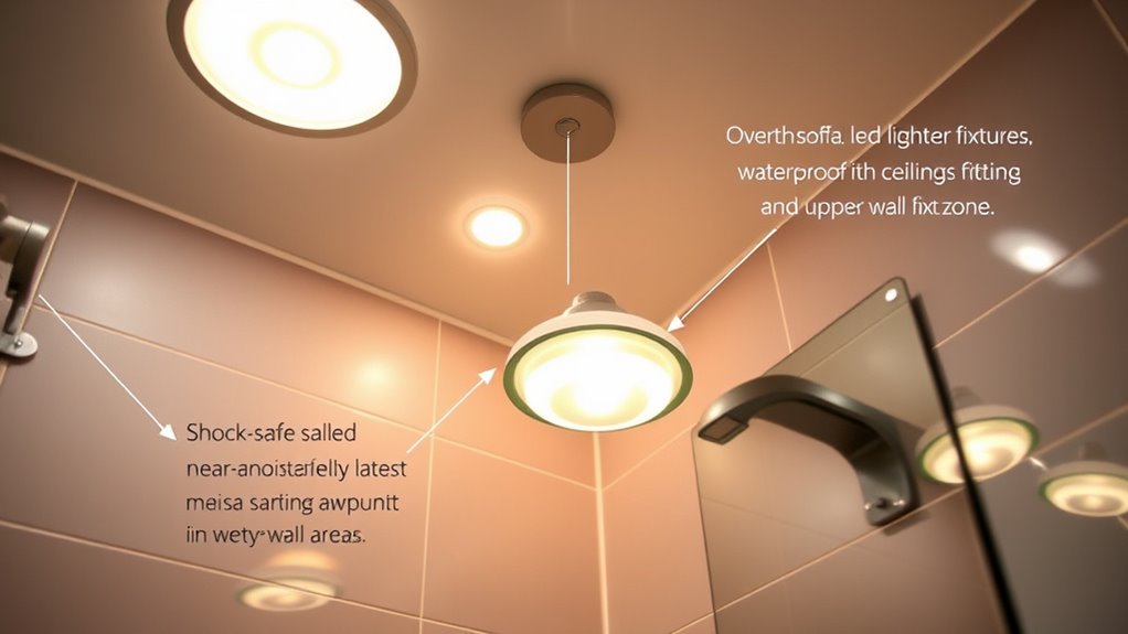bathroom lighting safety zones