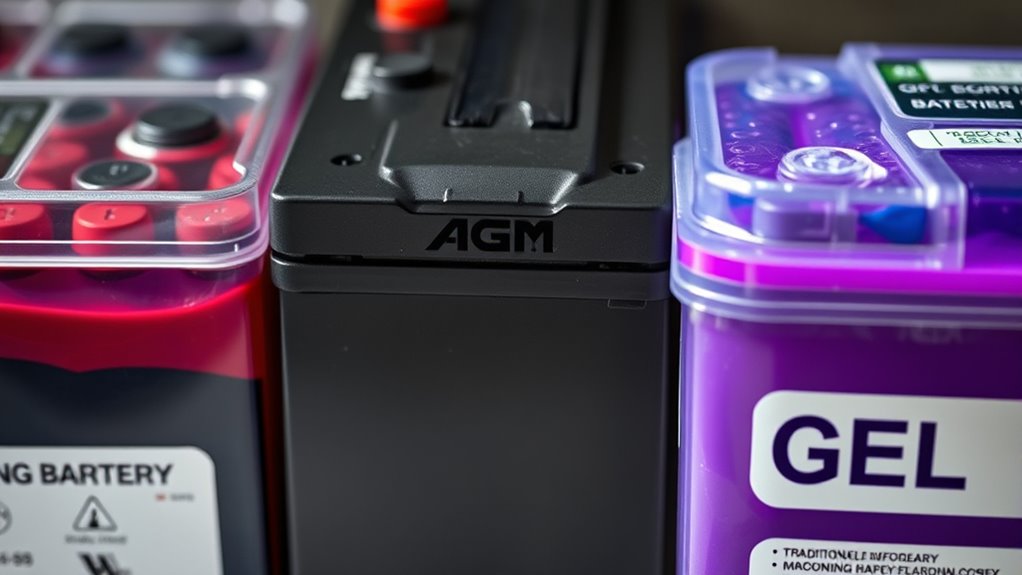 battery charge profile differences