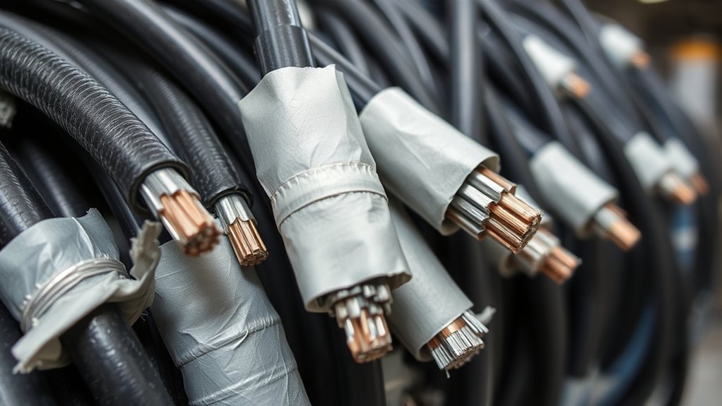 cable insulation bundle derating