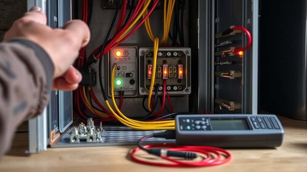 check wiring and breakers