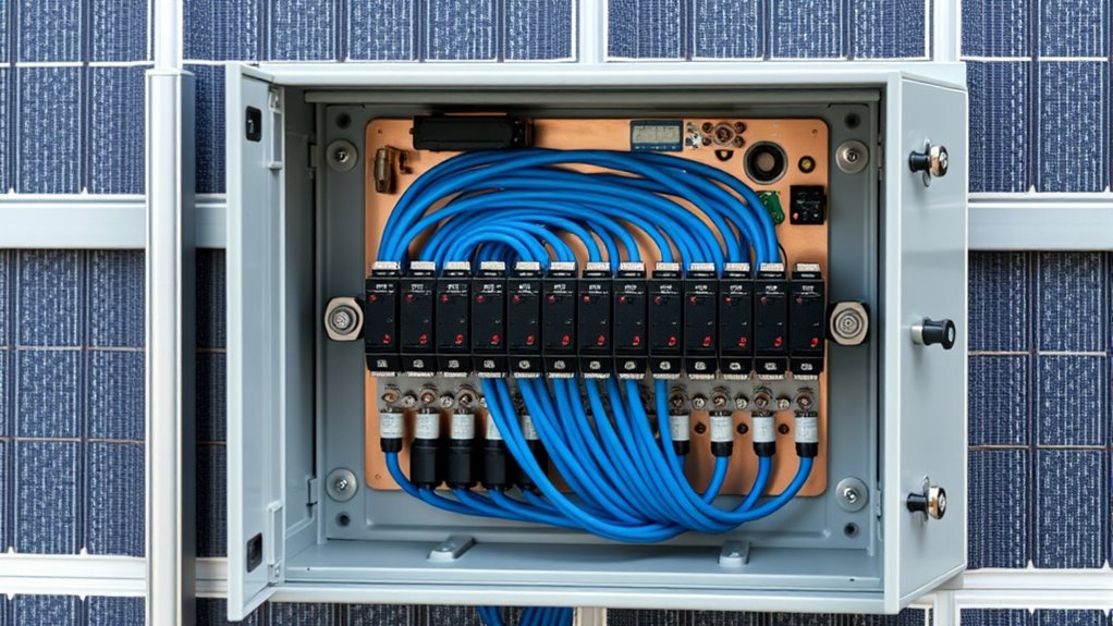 contents of solar combiner boxes