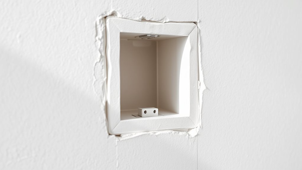 drywall box extension installation