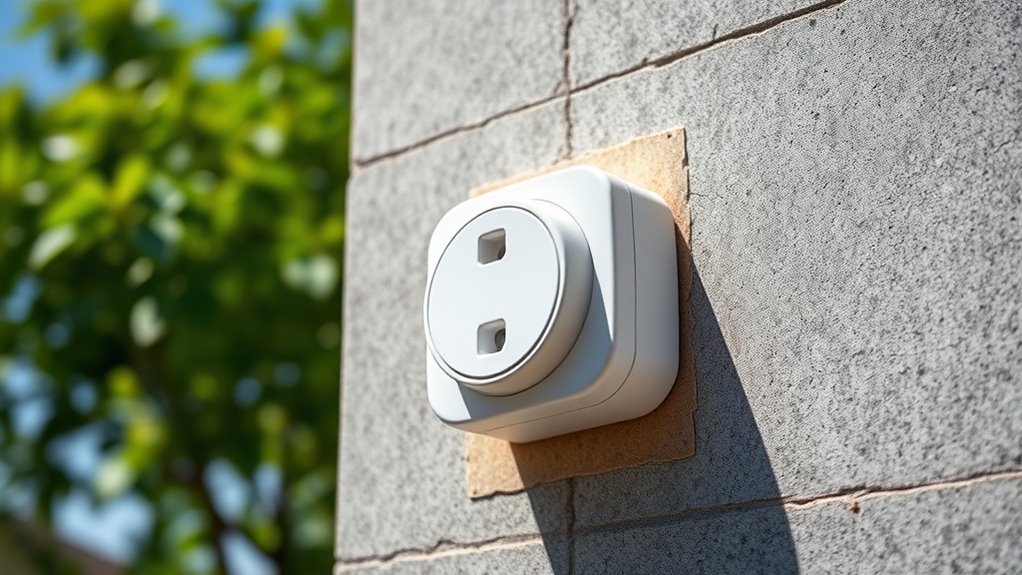 elevate outlets to prevent water