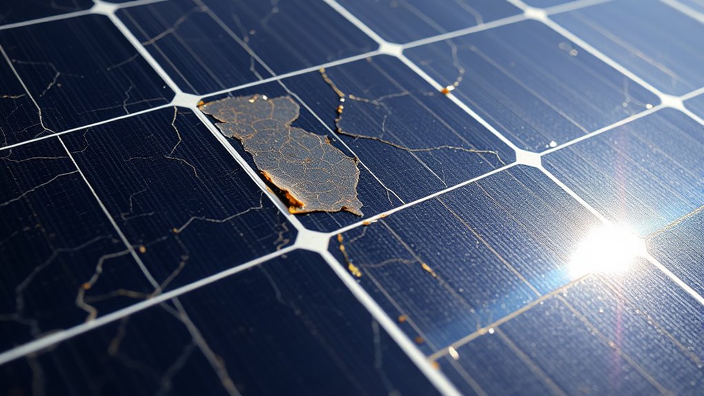 environmental wear reduces solar efficiency