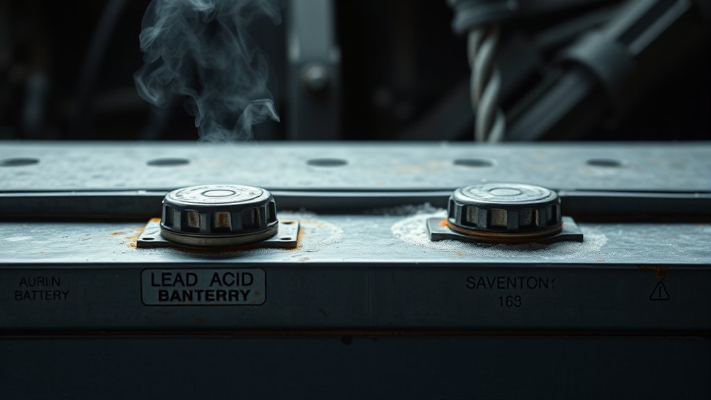 handle venting batteries safely