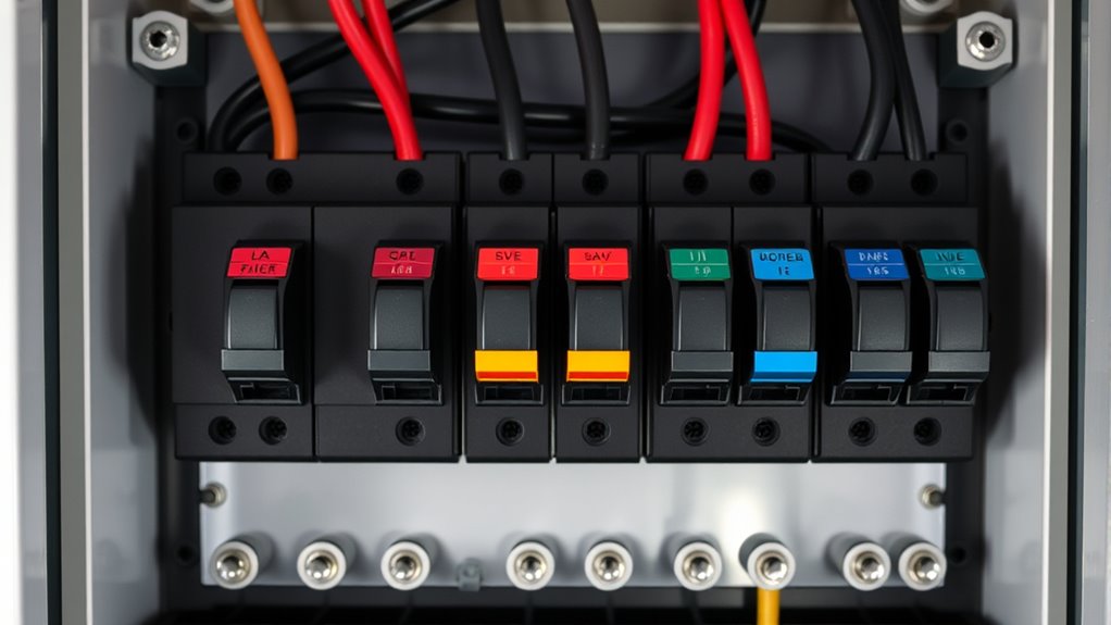 mark your emergency breaks