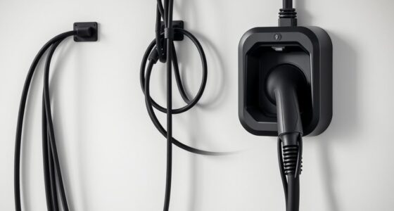 organized evse cable storage