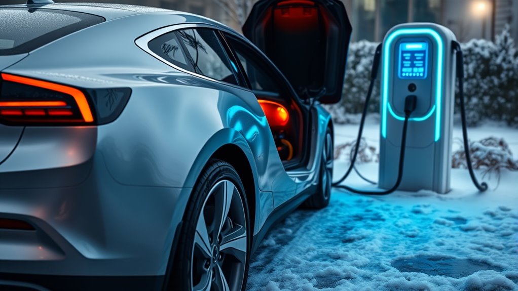 preconditioning speeds winter charging