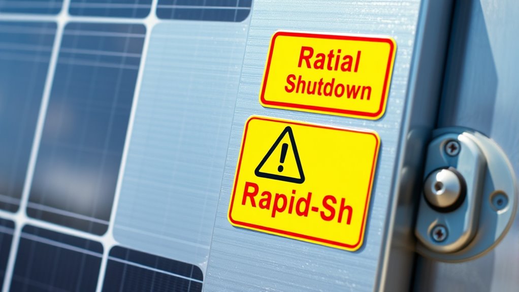 required shutdown label content