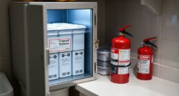 safe lithium shipping storage