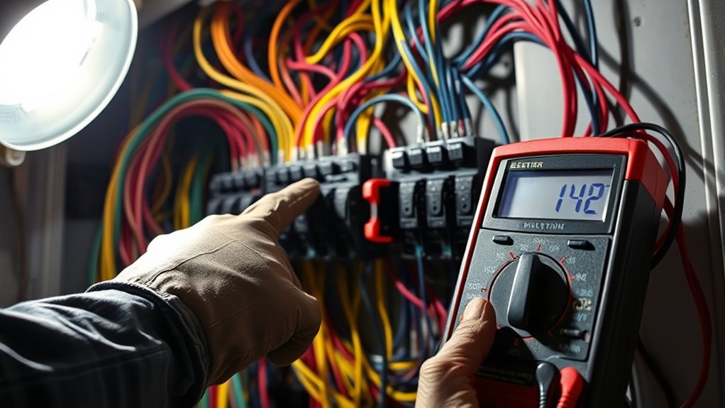troubleshoot circuit overload and wiring