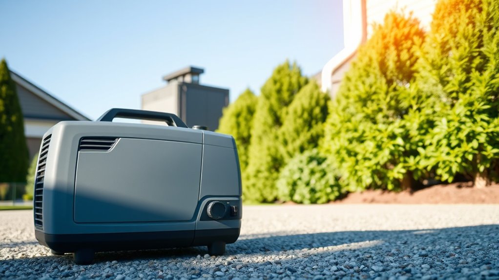 using furnace with generator