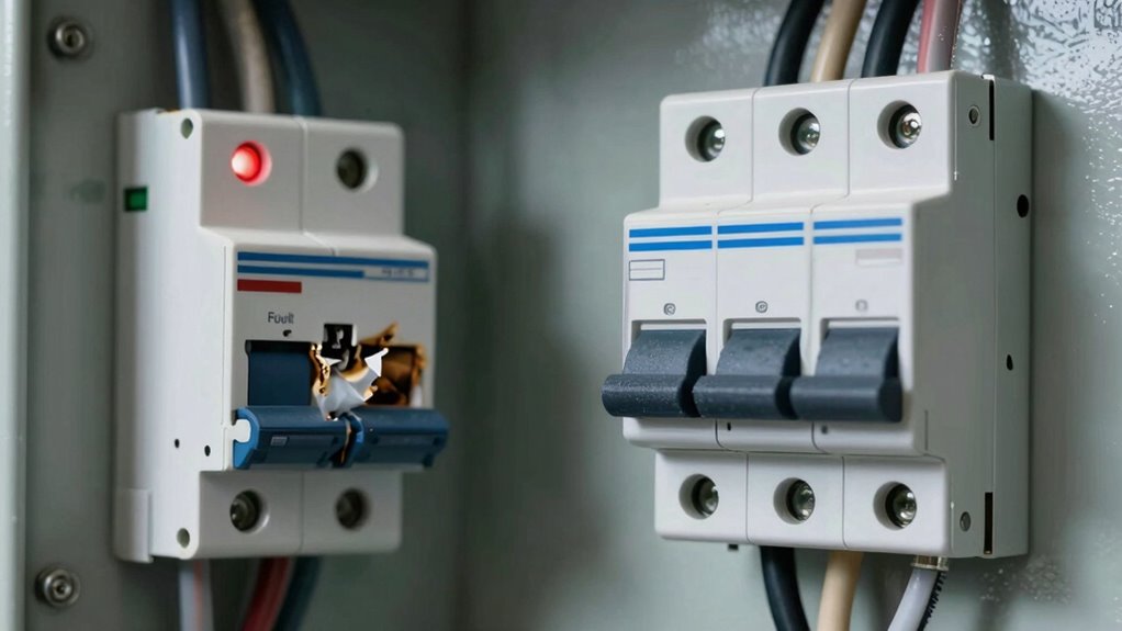 electrical fault versus overload