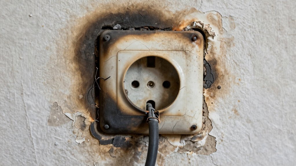 electrical outlet malfunction warning