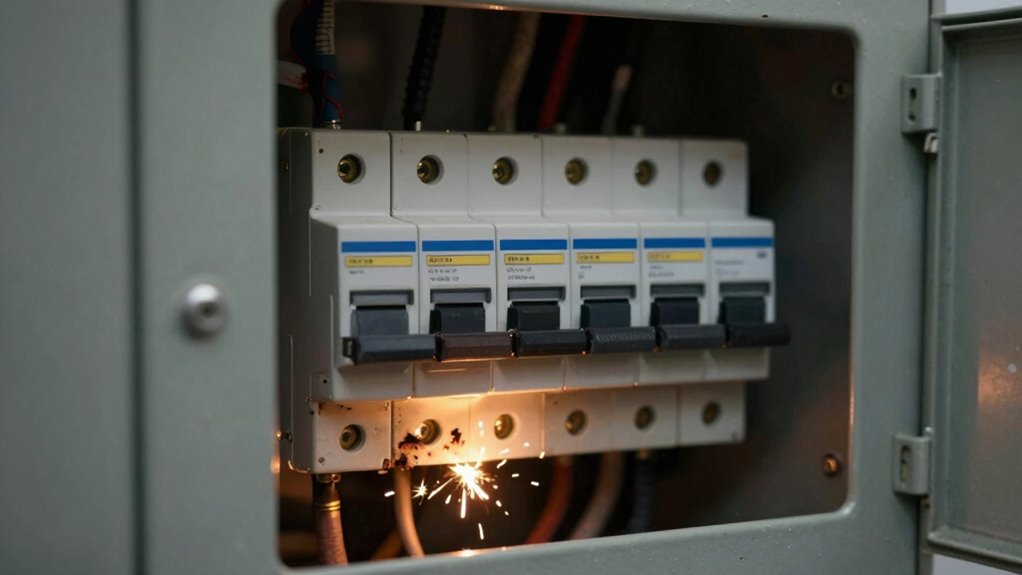 electrical panel buzzing warning signs