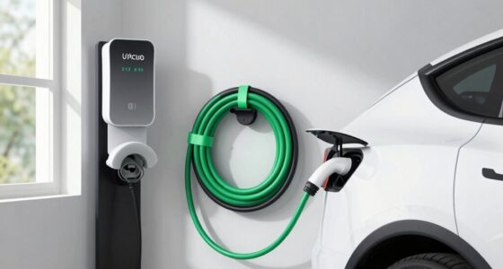 organized ev charging cables