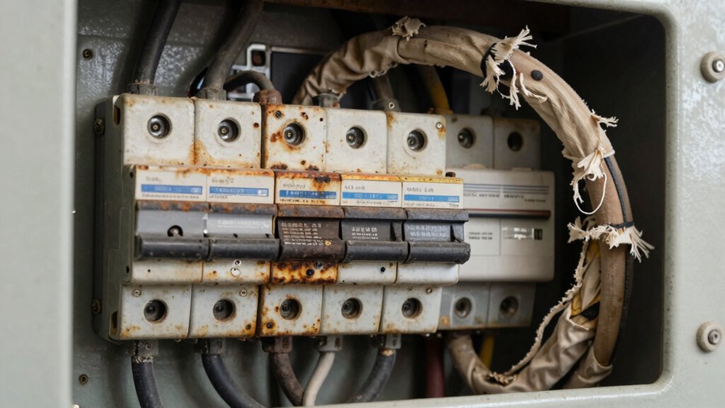 signs of outdated wiring