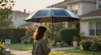 Autonomous Flying Umbrella Follows And Shields Users From Rain And Sunlight