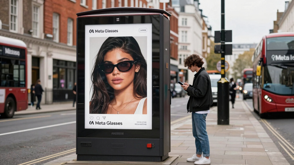 Guerrilla London Bus Ads Mock Kylie Jenner's Meta Glasses Campaign