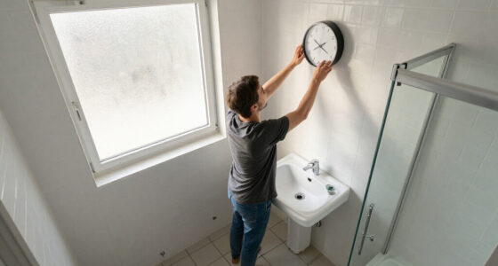 I Moved A Clock To My Bathroom, And It Changed My Morning Routine Forever