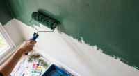 A Bright White Bedroom Is Now A Green Cocoon “Inspired By The Forest”