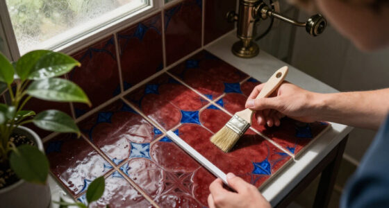A Tiny Bathroom Went From Grimy To Cozy After A "Gothic-Aquatic" Redo