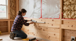 Air Sealing Behind T&G Wainscot