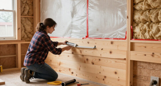 Air Sealing Behind T&G Wainscot