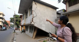 Four-Storey Building Tilts In Delhi, Residents Evacuated Amid Collapse Fears - NDTV
