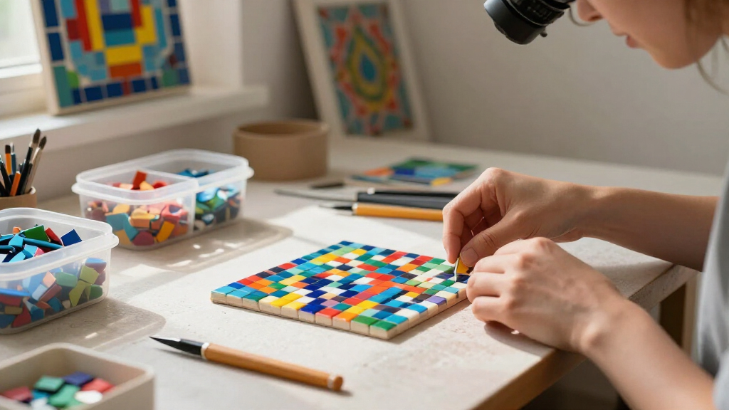 So Long, Subway Tiles — Pixel Tile Mosaics Are Taking Over Social Feeds (See Why!)