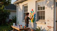 This Artist-Designer Transformed A Plain 1927 Rental With Paint, Art, And DIYs